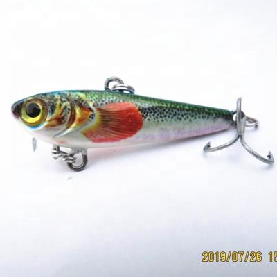 China ABS Fishing Lure Natural Color Freshwater Minnow Slow Sinking Hand Make Snap Metal Fishing Lure for sale