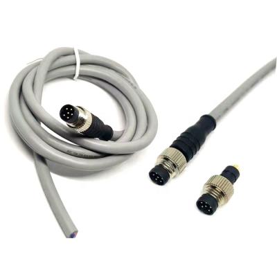 China Industry OEM sensor encoder cable amphenol IP67 power male M8 cast cable for sale