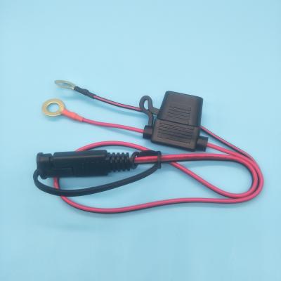 China Copper Wiring Gps Panel Plug In 12v Connector 2 Pin Extension Cord Pvc Sae Battery Cable for sale