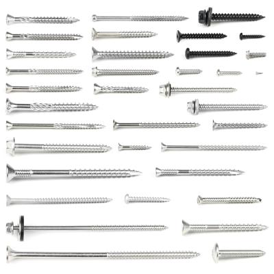 China Chinesischer Typ 17 Deck Tornillos Para Waschkopf Flat Torx Edelstahl Holzschraube zu verkaufen