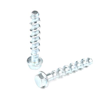 Κίνα Καθαρό φινίρισμα M8 Hex Screw Heavy Duty Self Tapping Στροφές σκυροδέματος Στροφές σκυροδέματος προς πώληση