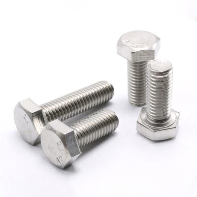 China 304 Stainless Steel SS Hex Head Bolts Full Thread A2-70 Din933 Bolt M12 M14 M16 M18 M20 for sale