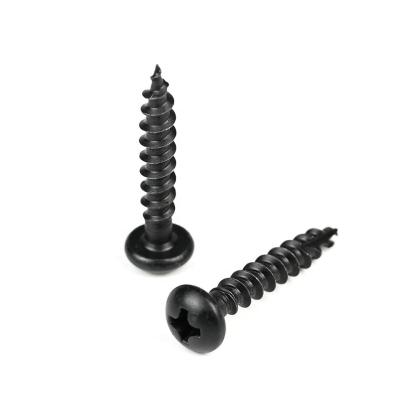 China Timber Construction Coated Deck Ground Screw with Stainless Steel Black Chipboard Screws for sale