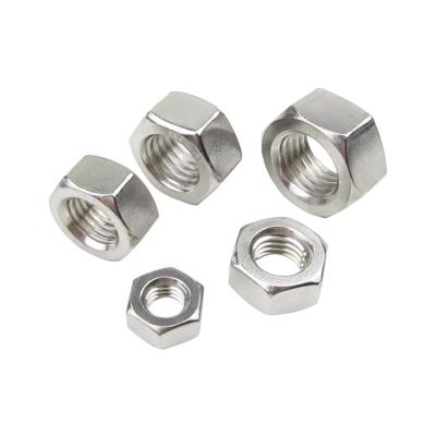 China 100% QC getest DIN934 Hex Nut A2 70 roestvrij staal 304 Nut M2-M30 voor aanpasbaar Te koop