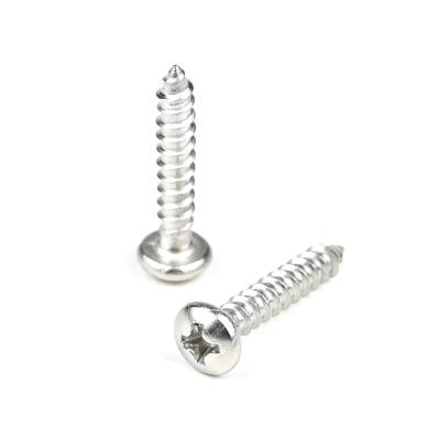 China 304 roestvrij staal Phillips Pan Head Sharp Point Self Drilling Tapping Screws Te koop