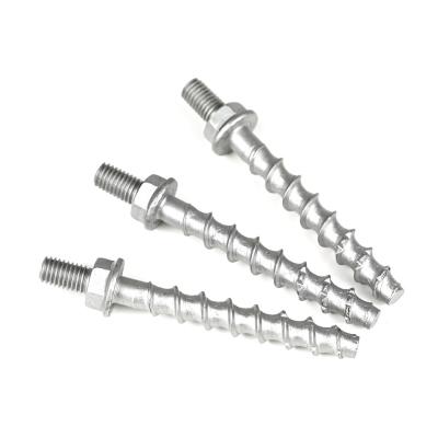 China JIS Standard M8 Double Thread Hex Flange Head Self Tapping Concrete Ceiling Anchor Bolts for sale