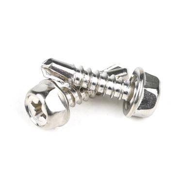 China Drive Type Torx Hex Socket Truss Head Self Drilling Screws for Timber Installation for sale