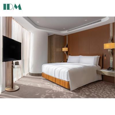 China IDM-A104 modern customized classic modern style bed room hotel bedroom furniture luxury set for sale