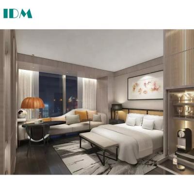 China IDM-435 PANEL Customized Modern Hotel Bedroom Furniture Set 5 Star Hotel Furniture for sale