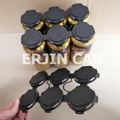 China Easy Hold Cans 6 Pack Can Rack Ring Carrier For Beer Company for sale