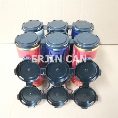 China Easy Grip Cans Six Pack HDPE Box Rack Clip Handles Ring Carrier for sale