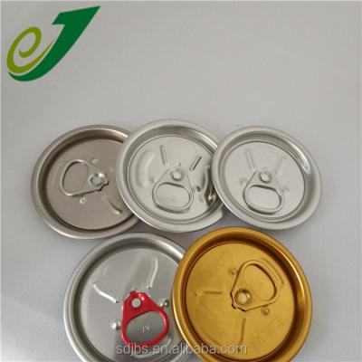 China Non Rim Soda Can Lid Safe Beer Spill / Can Cover Aluminum Cap 200 202 206 for sale