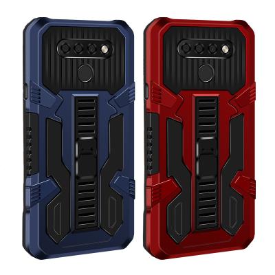 China 2021 New Style Shockproof Anti-fall Case Luxuly Two Color With Rolling Back Cover For LG Stylo 6 7 5G Phone Case for sale