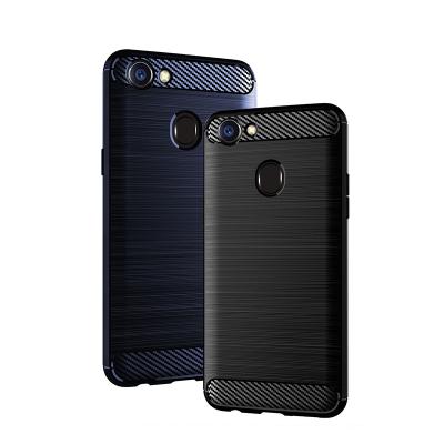 China Hot Selling Skid Soft TPU Shockproof Armor Carbon Fiber Phone Case For OPPO K3 A31 A9 2020 Back Cover for sale