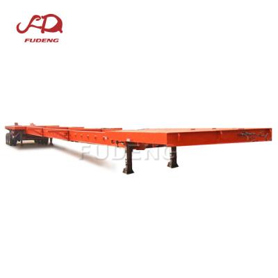 China Extendable Truck Trailer 3 Axles 60T 100T Low Bed Trailer For Loading Heavy Duty Machinery for sale