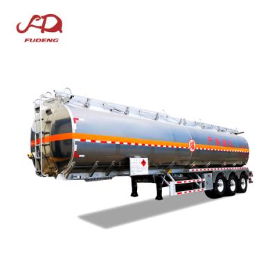 China Good quality 3 axles crude oil tanker semi truck trailer fuel and oil trailer for sale for sale