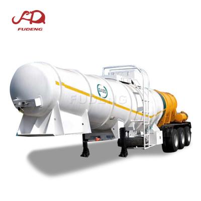 China Jinan v shape factory 21000liters sulfuric acid tanker trailer truck trailers for sale Zambia for sale