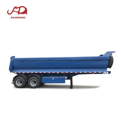 China Hot Sale Newest 3 4axles Tipper Dump Semi Truck U Shaped Rear Trailers From Truck Trailer China Factory for sale