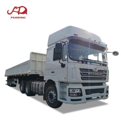 China Hot-selling truck trailer 3/4 axles side for lifting semi trailer dump truck trailer for sale