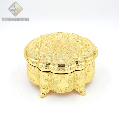 China High End Home Organizer Decorative Storage Box Home/Restaurant Jewelry Decoration For Home Decor Medium Size Round Jewelry Box for sale