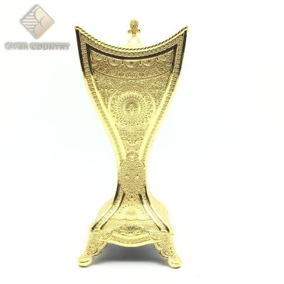 China Viable Metal Buddhist Electric Luxury Square Form High Quality Censer Household Censer for sale