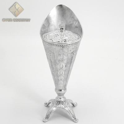 China New Study Room Home Living Room Creative Single Shape Decoration European Size Zinc Alloy Censer Large With Cover for sale