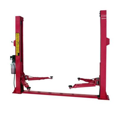 China Clear Hydraulic Car Lift Two Post Car Scissor Floor 2 Post With Base Plate 3.5 Ton 4 t 9000lbs 3500kg/4000kg 7800lbs/9000lbs for sale