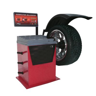 China CE Customized LCD Vehicle Car Wheel Balancer Tire Wheel Balancing Machine Tire Service Workshop SWB-550 for sale