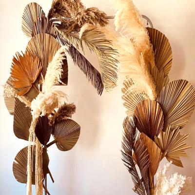 China Wholesale Yunnan various shapes natural dry palm leaves decoration tyles of differents for sale