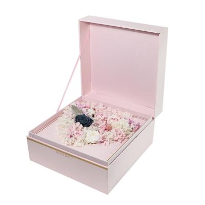 China 2019 Green Best Environmental Protection Birthday Gift Preserved Flower Jewelry For Girlfriend Mothers Day Gifts Eternal Rose Preserved Flowers In Gift Box for sale