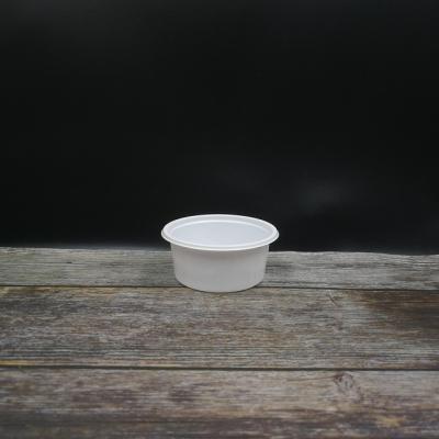 China Disposable Eco Friendly Stocked Biodegradable Biodegradable With Lid Disposable Small Sauce Plastic Cup for sale