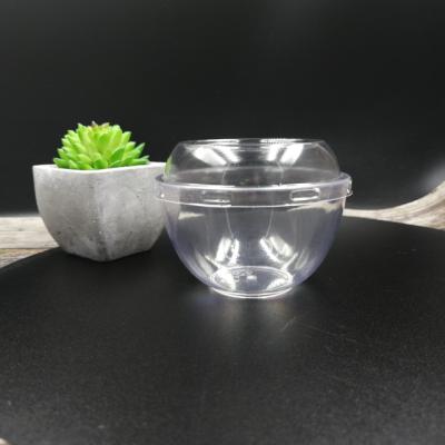 China Single Wall Disposable Plastic Dessert Cup With Lid for sale