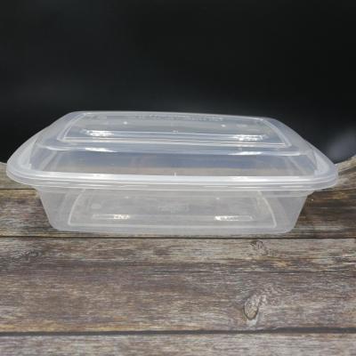 China Disposable Packing PP Quick Disposable Plastic Meal Lunch Box for sale