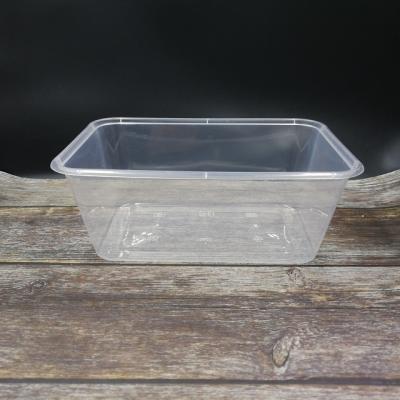 China Disposable Biodegradable Packaging Food Plastic Container Bento Disposable Lunch Box for sale