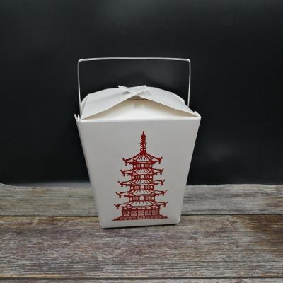 China Quick Lunch Biodegradable Sushi Noodle Food Packaging Disposable Paper Box for sale