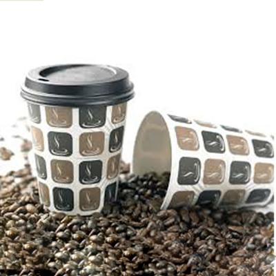 China Custom Costa Go Disposable Printed Coffee Arabic Lid Disposable Paper Cup for sale