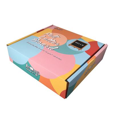 China Recyclable Hongye Printing Box Cardboard Custom Printed Recyclable Gift Boxes Corrugated Boxes for sale