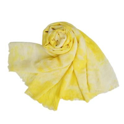 China Hot sale fashion polyester scarf for women muslim hijab tie dyed many colors tudung for sale