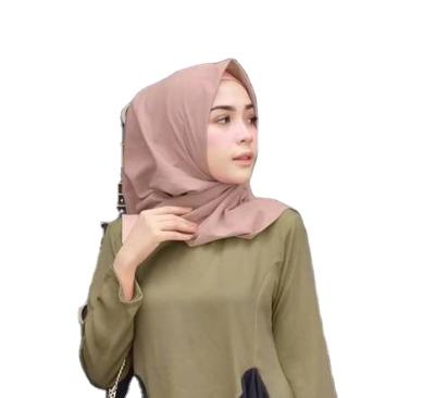 China 2021 cotton veil wholesale hijab soild scarf muslim hijab scarf tank top for sale