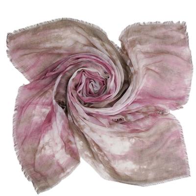 China Polyester voile scarf tie dye dupatta scarf stole dupatta for sale