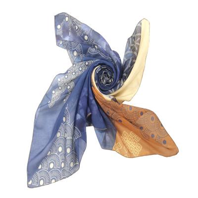 China 2021 New Design Best Selling Digital Printed Voile Cotton Fabric Premium Cotton Scarf for sale