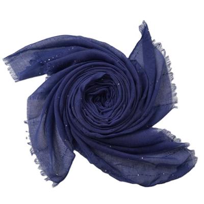 China European American Cotton Hijab Shawl Viscose Premiumn Hot Sale Muslim Scarf 75 Colors Crinkle Cotton Hijab for sale