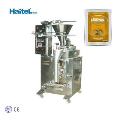 China Automatic Food Capsicol Honey Gel Soy Sauce Filling Liquid Sachet Packing Machine for sale