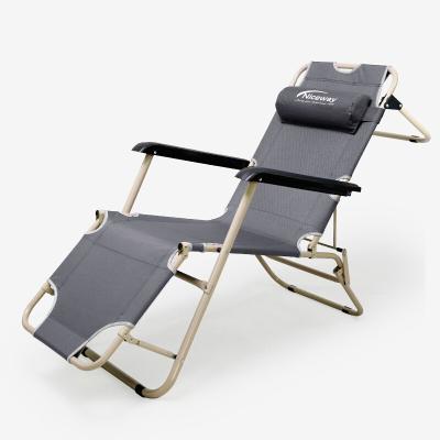 China Wholesale Durable High Quality Sun Sofa Folding Lounger Beach Recliner Weightless Chairs With Footstool en venta