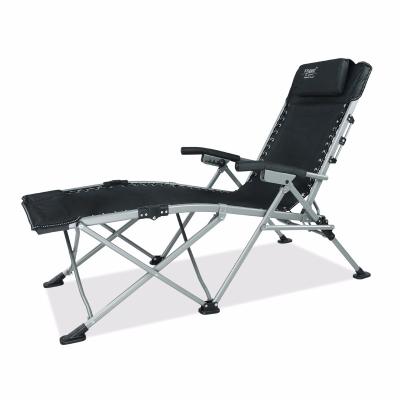 China New Design Luxury Metal Sling Chair Durable Folding Lounger Fishing For Camping for sale