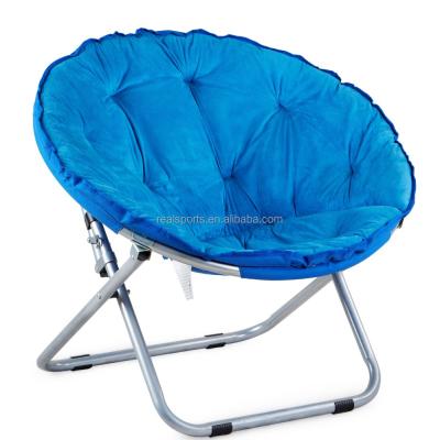 China Fashion Comfortable Style Outdoor Furniture General Use Portable Lounge Recliner Moon Chairs for sale