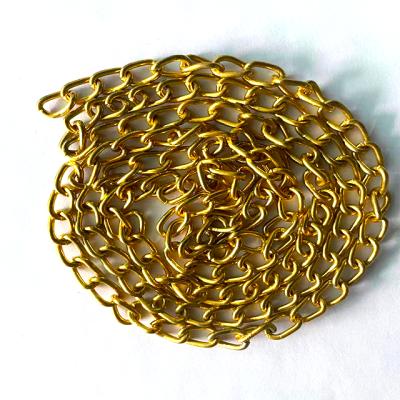 China Bag Hang 3mm~7mm Bag Clothes Jewelry Decoration Chain Gold Twisted Chain for sale