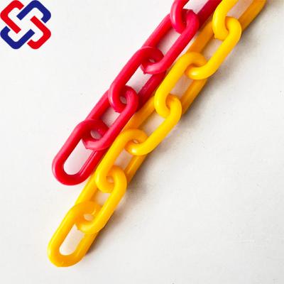 China Brand New Crowd Control 6Mm Plastic Colorful Decorative Roller PE Chain 8Mm For Road Traffic Use for sale