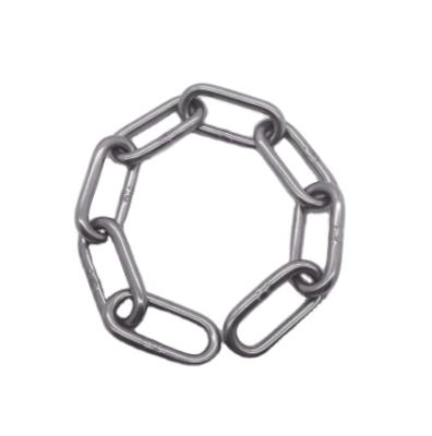 China High Quality AISI316 DIN763 Standard Stainless Steel Long Traveling Chain Link Chain for sale