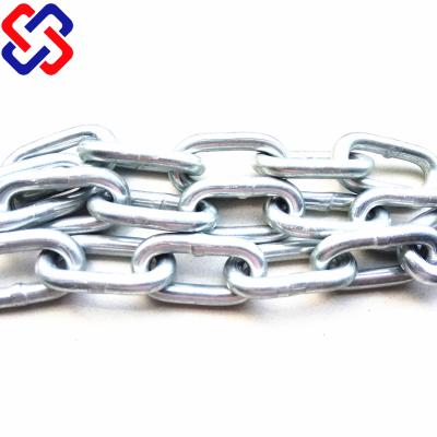 China Connecting Grade 30 Link Chains Ordinary Soft Weld High Quality Mild High Strength Steel Netting Electro Galvanized for sale